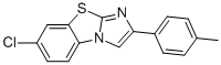 7-Chloro-2-(4-methylphenyl)imidazo[2,1-b]benzothiazole Structure,56921-72-3Structure