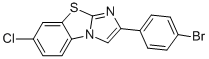 2-(4-Bromophenyl)-7-chloroimidazo[2,1-b]benzothiazole Structure,56921-74-5Structure