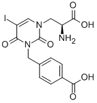 (As)-alpha-amino-3-[(4-carboxyphenyl)methyl]-3,4-dihydro-5-iodo-2,4-dioxo-1(2h)-pyrimidinepropanoic acid Structure,569371-10-4Structure