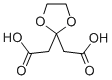 1,3-Dioxolane-2,2-diacetic acid Structure,5694-91-7Structure