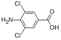 3,5-Dichloro-4-aminobenzoic acid Structure,56961-25-2Structure