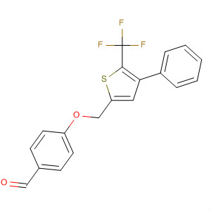 4-((4-Phenyl-5-trifluoromethyl-2-thienyl)methoxy)benzaldehyde Structure,569685-43-4Structure