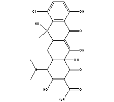 Chlorotetracycline Structure,57-62-5Structure