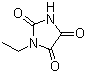 1-Ethylimidazolidine-2,4,5-trione Structure,57012-86-9Structure