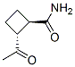 Cyclobutanecarboxamide,2-acetyl-,trans-(9ci) Structure,57020-42-5Structure