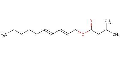 (2E,4e)-deca-2,4-dienyl isovalerate Structure,57022-74-9Structure