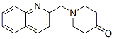 1-((Quinolin-2-yl)methyl)piperidin-4-one Structure,571147-27-8Structure