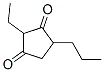 2-Ethyl-4-propyl-1,3-cyclopentanedione Structure,57157-04-7Structure