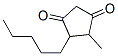 4-Methyl-5-pentyl-1,3-cyclopentanedione Structure,57157-05-8Structure