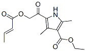 1H-pyrrole-3-carboxylicacid,2,4-dimethyl-5-[[(1-oxo-2-butenyl)oxy]acetyl ]-,ethylester(9ci) Structure,571923-60-9Structure