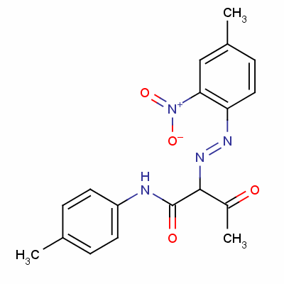 2-[(4-Methyl-2-nitrophenyl)azo]-3-oxo-n-(p-tolyl)butyramide Structure,57206-92-5Structure