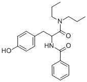 N-benzoyl-dl-tyrosil-di-n-propylamide Structure,57227-09-5Structure