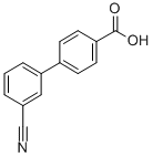 3-Cyano-[1,1-biphenyl]-4-carboxylicacid Structure,5728-45-0Structure