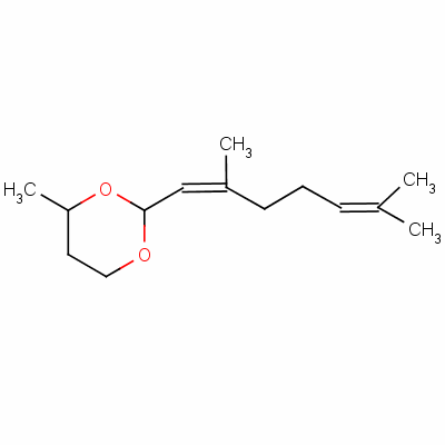 2-(2,6-Dimethylhepta-1,5-dienyl)-4-methyl-1,3-dioxane Structure,57282-45-8Structure