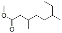 3,6-Dimethyloctanoic acid methyl ester Structure,57289-65-3Structure