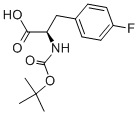 BOC-D-PHE(4-F)-OH Structure,57292-45-2Structure