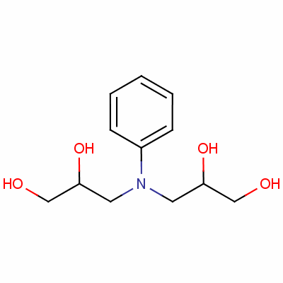 3,3’-(Phenylimino)bispropane-1,2-diol Structure,57302-22-4Structure