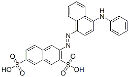 3-(4-Anilino-1-naphthylazo)-2,7-naphthalenedisulfonic acid Structure,57322-42-6Structure