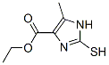 1H-Imidazole-4-carboxylic acid, 2,3-dihydro-5-methyl-2-thioxo-, ethyl ester Structure,57332-78-2Structure