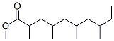 2,4,6,8-Tetramethyldecanoic acid methyl ester Structure,57345-34-3Structure