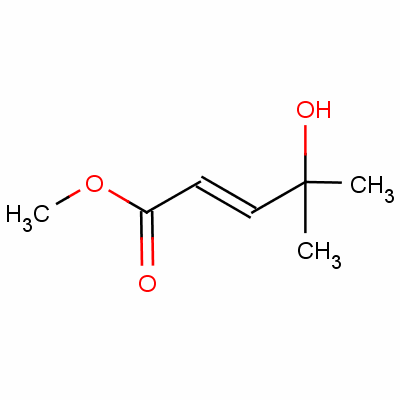 Methyl (e)-4-hydroxy-4-methylpent-2-en-1-oate Structure,5739-83-3Structure