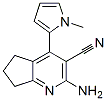 5H-cyclopenta[b]pyridine-3-carbonitrile,2-amino-6,7-dihydro-4-(1-methyl-1h-pyrrol-2-yl)-(9ci) Structure,573931-73-4Structure