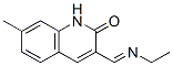 2(1H)-quinolinone,3-[(ethylimino)methyl ]-7-methyl-(9ci) Structure,573974-93-3Structure