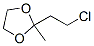 1,3-Dioxolane,2-(2-chloroethyl)-2-methyl- Structure,57398-28-4Structure