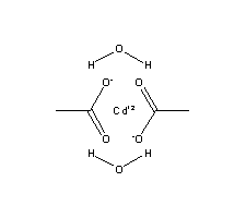 Cadmium acetate dihydrate Structure,5743-04-4Structure