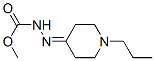 Hydrazinecarboxylic acid,(1-propyl-4-piperidinylidene)-,methyl ester (9ci) Structure,574720-10-8Structure