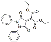 (3,5-Dioxo-1,2-diphenylpyrazolidin-4-ylidene)malonic acid diethyl ester Structure,57488-08-1Structure