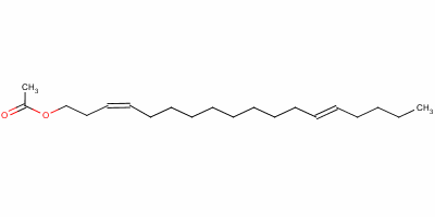 (3Z,13e)-octadeca-3,13-dienyl acetate Structure,57491-35-7Structure