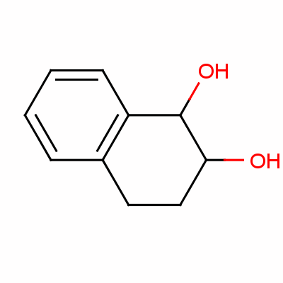 (+)-Cis-1(r),2(s)-1,2-dihydroxy-1,2,3,4-tetrahydronaphthalene Structure,57495-92-8Structure