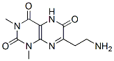 2,4,6(3H)-pteridinetrione, 7-(2-aminoethyl)-1,5-dihydro-1,3-dimethyl- Structure,5752-28-3Structure