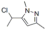 1H-pyrazole,5-(1-chloroethyl)-1,3-dimethyl- Structure,57527-85-2Structure