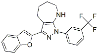 Pyrazolo[3,4-b]azepine,3-(2-benzofuranyl)-1,4,5,6,7,8-hexahydro-1-[3-(trifluoromethyl)phenyl ]-(9ci) Structure,575431-40-2Structure