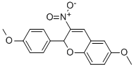 6-Methoxy-2-(4-methoxyphenyl)-3-nitro-2h-chromene Structure,57544-06-6Structure