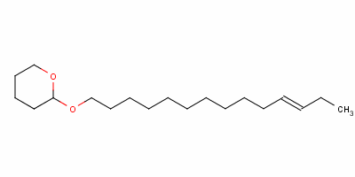 (E)-tetrahydro-2-(11-tetradecenyloxy)-2h-pyran Structure,57586-92-2Structure