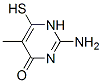 4(1H)-pyrimidinone, 2-amino-6-mercapto-5-methyl-(9ci) Structure,57613-17-9Structure