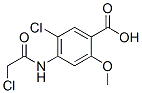 5-Chloro-4-[(chloroacetyl)amino]-2-methoxybenzoic acid Structure,57645-26-8Structure