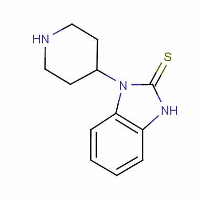 1,3-Dihydro-1-piperidin-4-yl-2h-benzimidazole-2-thione Structure,57648-17-6Structure