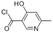 3-Pyridinecarbonyl chloride,4-hydroxy-6-methyl-(9ci) Structure,57658-62-5Structure