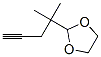 1,3-Dioxolane, 2-(1,1-dimethyl-3-butynyl)-(9ci) Structure,57671-63-3Structure