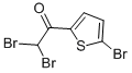 2,2-Dibromo-1-(5-bromo-2-thienyl)ethan-1-one Structure,57681-63-7Structure