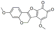 3,7-Dimethoxy-6h-benzofuro[3,2-c][1]benzopyran-9,10-dione Structure,57684-36-3Structure