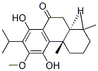 (4As,10as)-2,3,4,4a,10,10a-hexahydro-5,8-dihydroxy-6-methoxy-1,1,4a-trimethyl-7-isopropylphenanthren-9(1h)-one Structure,57685-31-1Structure