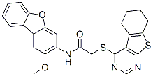 Acetamide,n-(2-methoxy-3-dibenzofuranyl)-2-[(5,6,7,8-tetrahydro[1]benzothieno[2,3-d]pyrimidin-4-yl)thio]-(9ci) Structure,577761-52-5Structure