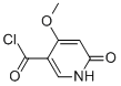 3-Pyridinecarbonyl chloride,1,6-dihydro-4-methoxy-6-oxo-(9ci) Structure,57852-56-9Structure