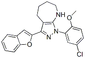 Pyrazolo[3,4-b]azepine,3-(2-benzofuranyl)-1-(5-chloro-2-methoxyphenyl)-1,4,5,6,7,8-hexahydro-(9ci) Structure,578705-16-5Structure