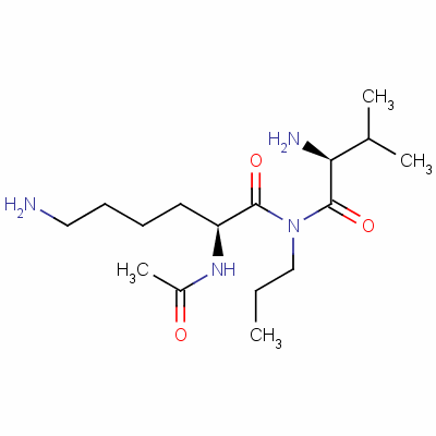 Ac-lys-pro-val-nh2 Structure,57899-96-4Structure